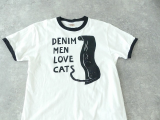 KAPITAL(キャピタル) 天竺リンガーT DENIM MEN LOVE CATスクラッチプリントの商品画像23