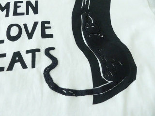 KAPITAL(キャピタル) 天竺リンガーT DENIM MEN LOVE CATスクラッチプリントの商品画像27