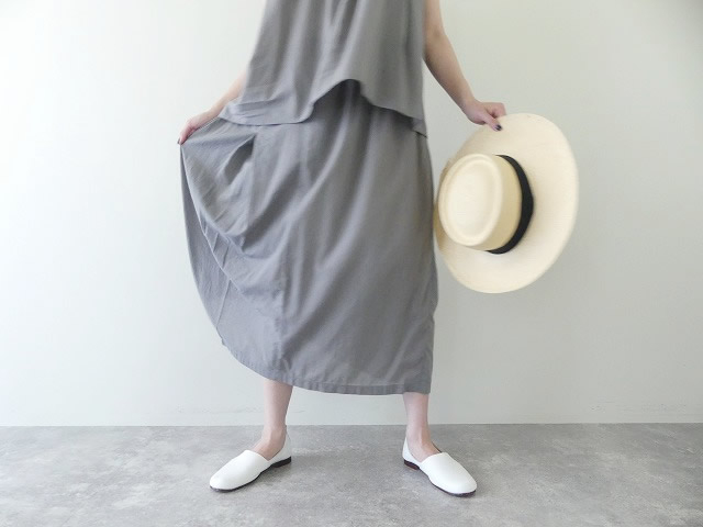 evam eva(エヴァムエヴァ) cotton lawn skirtの商品画像1