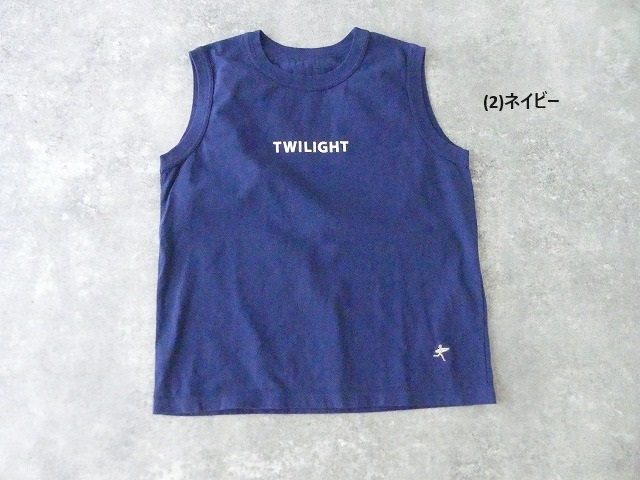 快晴堂(かいせいどう) 海上がりGIRL’S Tシャツ SLEEVELESS　C柄「トワイライト」の商品画像13