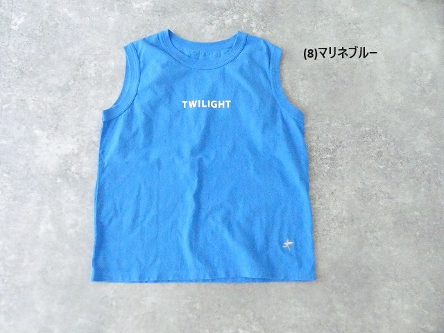 快晴堂(かいせいどう) 海上がりGIRL’S Tシャツ SLEEVELESS　C柄「トワイライト」の商品画像14