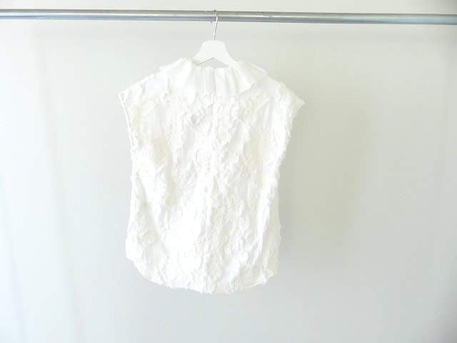 R&D.M(オールドマンズテーラー) B.C.J RUFFLED COLLAR NO SLEEVE BLOUSEの商品画像8