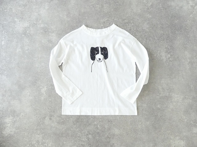 grin(グリン) エーゲ海　犬　カレリアンベアドッグプリント長袖Tシャツの商品画像8