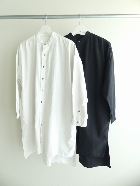 ARMEN(アーメン) UTILITY BANDED COLLAR LONG SHIRTの商品画像3