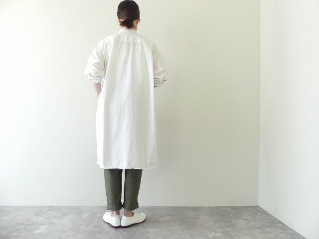 ARMEN(アーメン) UTILITY BANDED COLLAR LONG SHIRTの商品画像4