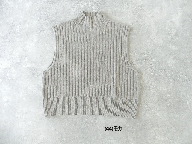 evam eva(エヴァムエヴァ) wool silk vestの商品画像12