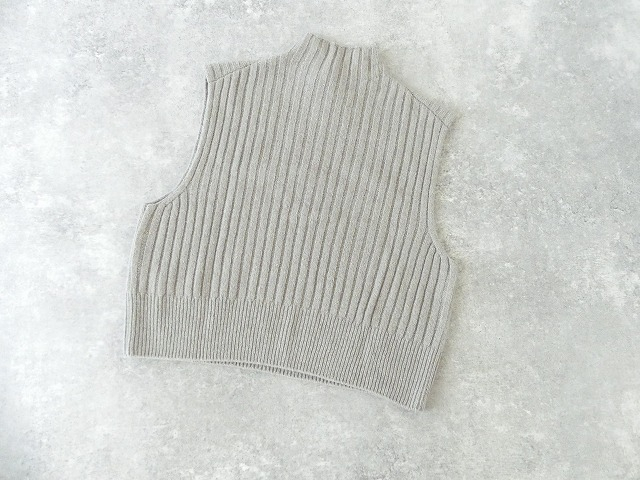 evam eva(エヴァムエヴァ) wool silk vestの商品画像15