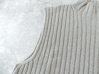 evam eva(エヴァムエヴァ) wool silk vestの商品画像26