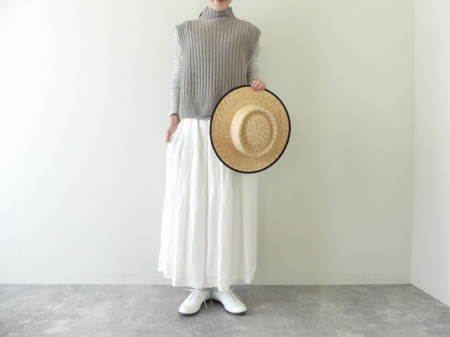 evam eva(エヴァムエヴァ) wool silk vestの商品画像3