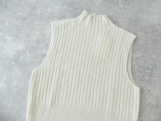 evam eva(エヴァムエヴァ) wool silk vestの商品画像33