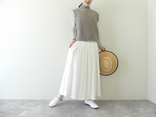 evam eva(エヴァムエヴァ) wool silk vestの商品画像8