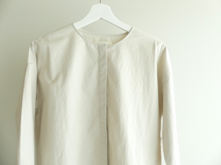 evam eva(エヴァムエヴァ) cotton no collar shirtの商品画像21