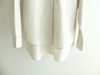 evam eva(エヴァムエヴァ) cotton no collar shirtの商品画像22