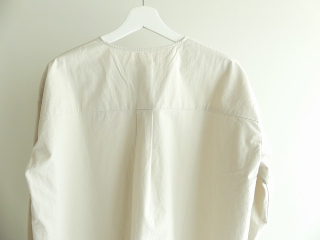 evam eva(エヴァムエヴァ) cotton no collar shirtの商品画像23