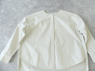 evam eva(エヴァムエヴァ) cotton no collar shirtの商品画像25