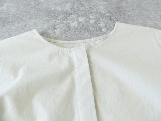 evam eva(エヴァムエヴァ) cotton no collar shirtの商品画像26