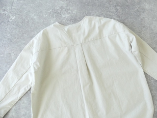 evam eva(エヴァムエヴァ) cotton no collar shirtの商品画像32