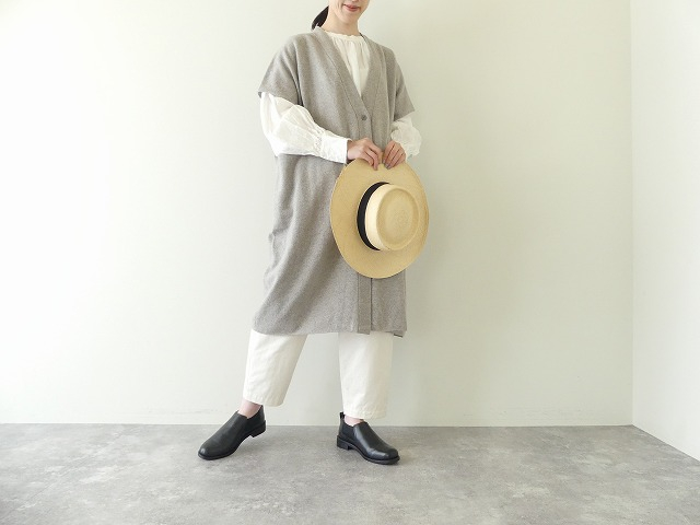 evam eva(エヴァムエヴァ) wool robe vestの商品画像9