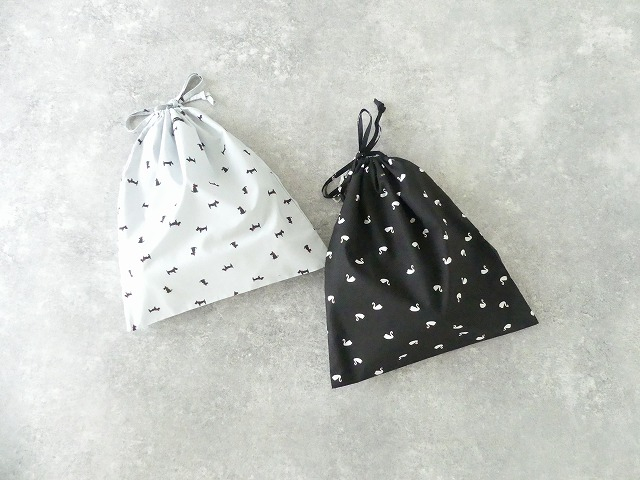 R&D.M(オールドマンズテーラー) COTTON TYPEWRITER DRAWSTRING BAG L-sizeの商品画像1