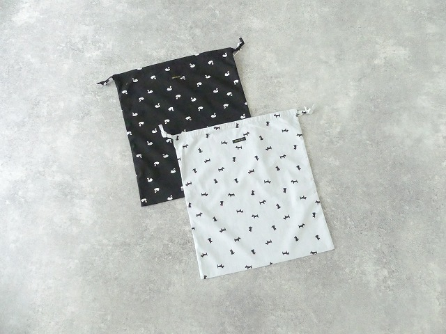 R&D.M(オールドマンズテーラー) COTTON TYPEWRITER DRAWSTRING BAG L-sizeの商品画像2