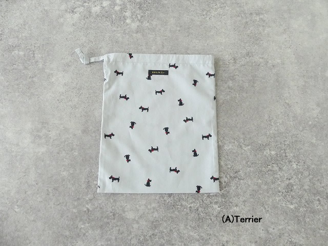 R&D.M(オールドマンズテーラー) COTTON TYPEWRITER DRAWSTRING BAG S-sizeの商品画像5