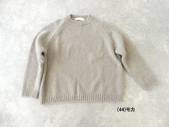 evam eva(エヴァムエヴァ) renew-wool raglan pulloverの商品画像10