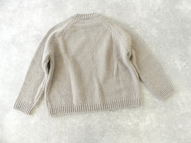 evam eva(エヴァムエヴァ) renew-wool raglan pulloverの商品画像11