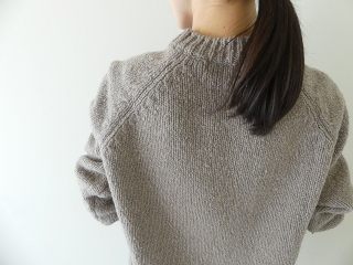 evam eva(エヴァムエヴァ) renew-wool raglan pulloverの商品画像22