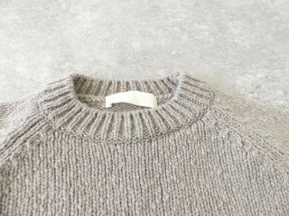 evam eva(エヴァムエヴァ) renew-wool raglan pulloverの商品画像23