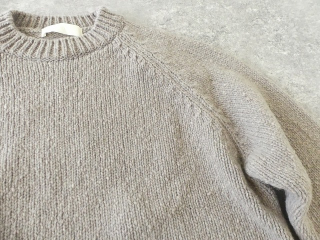 evam eva(エヴァムエヴァ) renew-wool raglan pulloverの商品画像25