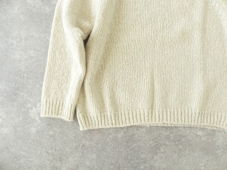 evam eva(エヴァムエヴァ) renew-wool raglan pulloverの商品画像34