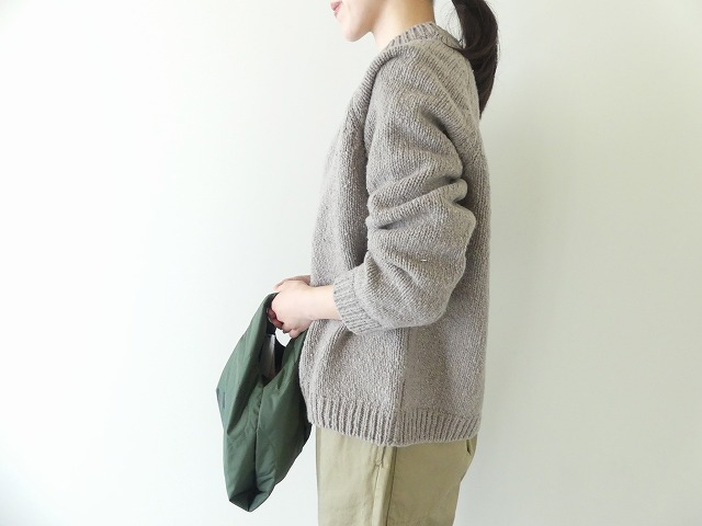 evam eva(エヴァムエヴァ) renew-wool raglan pulloverの商品画像5