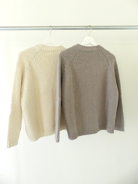 evam eva(エヴァムエヴァ) renew-wool raglan pulloverの商品画像7