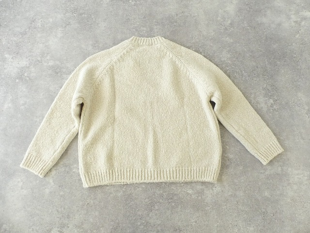 evam eva(エヴァムエヴァ) renew-wool raglan pulloverの商品画像9