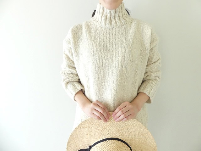 evam eva(エヴァムエヴァ) renew-wool turtleneck の商品画像2