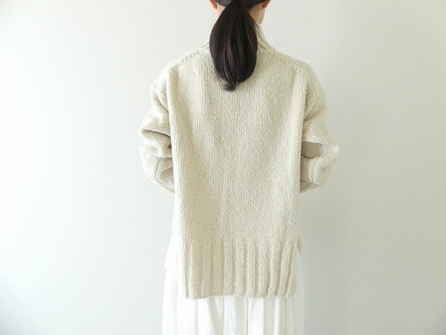 evam eva(エヴァムエヴァ) renew-wool turtleneck の商品画像4