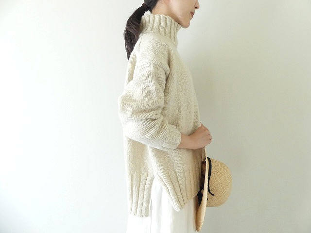 evam eva(エヴァムエヴァ) renew-wool turtleneck の商品画像5