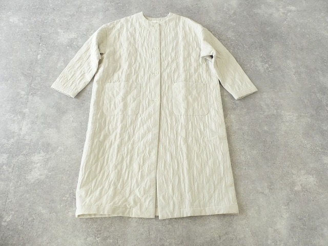 evam eva(エヴァムエヴァ) quilting long jacketの商品画像10