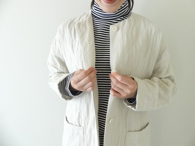 evam eva(エヴァムエヴァ) quilting long jacketの商品画像6