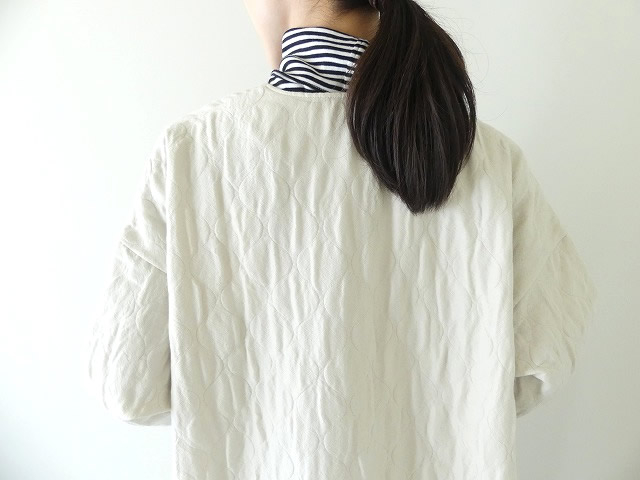 evam eva(エヴァムエヴァ) quilting long jacketの商品画像7