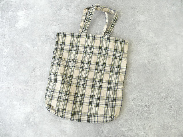 R&D.M(オールドマンズテーラー) LINEN TARTAN CHECK TOTE BAGの商品画像13