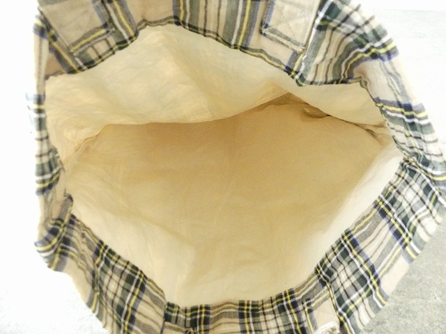 R&D.M(オールドマンズテーラー) LINEN TARTAN CHECK TOTE BAGの商品画像14