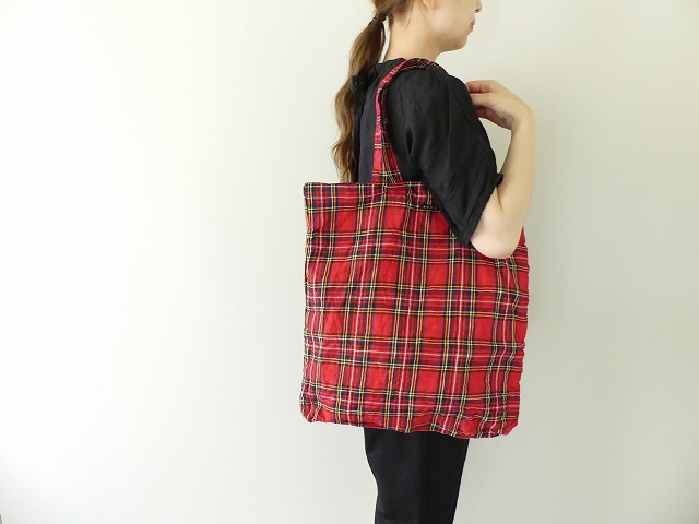 R&D.M(オールドマンズテーラー) LINEN TARTAN CHECK TOTE BAGの商品画像4