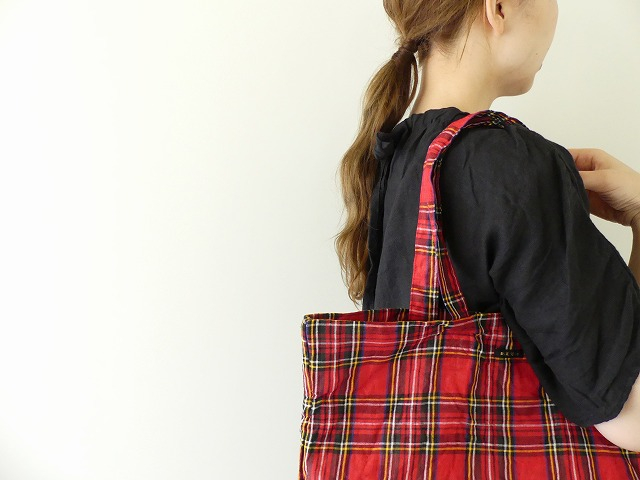 R&D.M(オールドマンズテーラー) LINEN TARTAN CHECK TOTE BAGの商品画像6