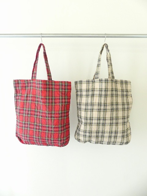 R&D.M(オールドマンズテーラー) LINEN TARTAN CHECK TOTE BAGの商品画像8