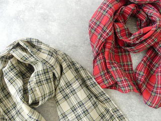 R&D.M(オールドマンズテーラー) LINEN TARTAN CHECK STOLEの商品画像22