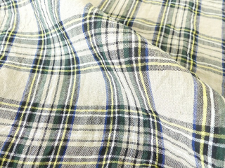 R&D.M(オールドマンズテーラー) LINEN TARTAN CHECK STOLEの商品画像26