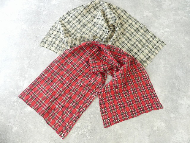 R&D.M(オールドマンズテーラー) LINEN TARTAN CHECK STOLEの商品画像3