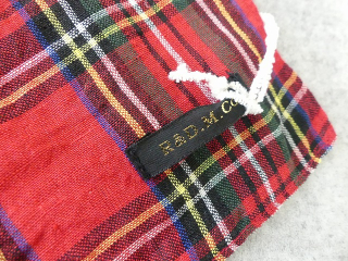 R&D.M(オールドマンズテーラー) LINEN TARTAN CHECK STOLEの商品画像32