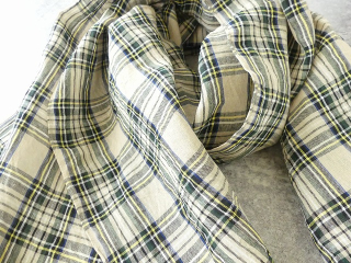 R&D.M(オールドマンズテーラー) LINEN TARTAN CHECK STOLEの商品画像33